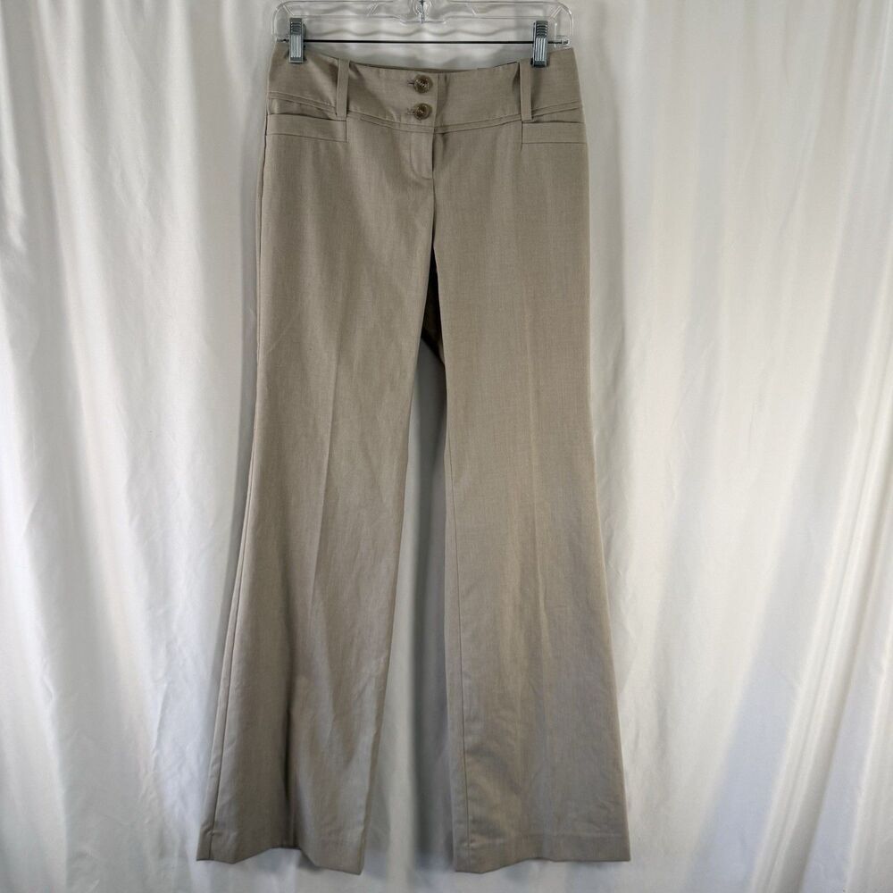 New The Limited Cassidy Flared Leg Pants Women's 0 Long Low Rise Lightweight
